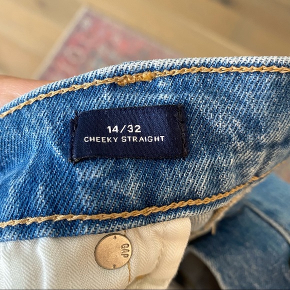 Gap Cheeky Straight High Rise Vintage Style Jeans - Picture 8 of 13